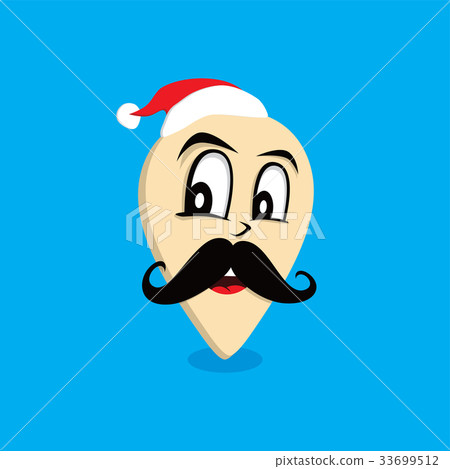 santa claus map pin locator 33699512