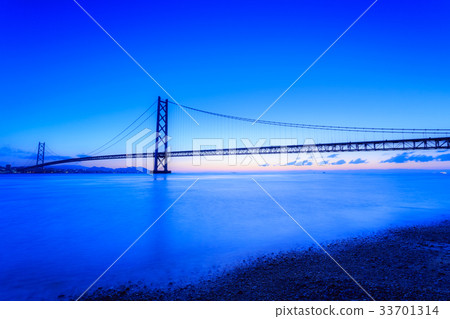 明石海峽大橋黎明 明石海峽大橋黎明 33701314