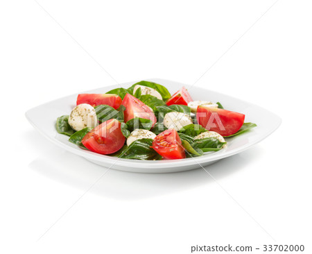 basil, mozzarella and tomato salad basil, mozzarella and tomato salad 33702000