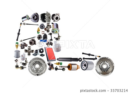 Images truck assembled from new spare parts 33703214