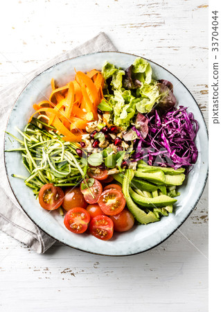 Buddha bowl. Vegetables nuts salad Buddha bowl. Vegetables nuts salad 33704044