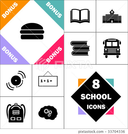 Burger computer symbol Burger computer symbol 33704336