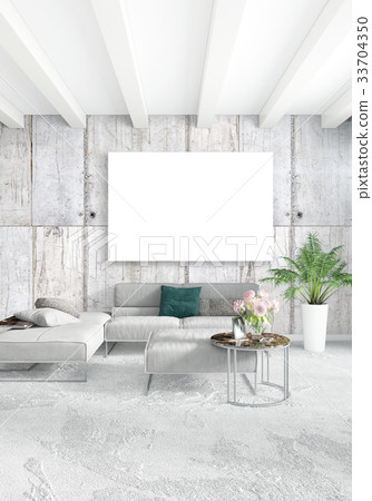 Vertical modern interior bedroom or living room Vertical modern interior bedroom or living room 33704350