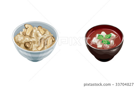 松茸米飯和湯 33704827