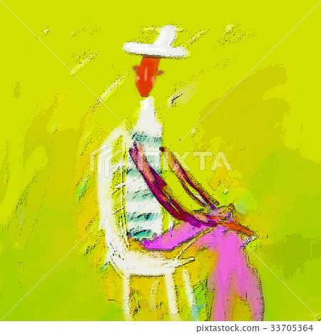 Man in white hat _01 Man in white hat _01 33705364