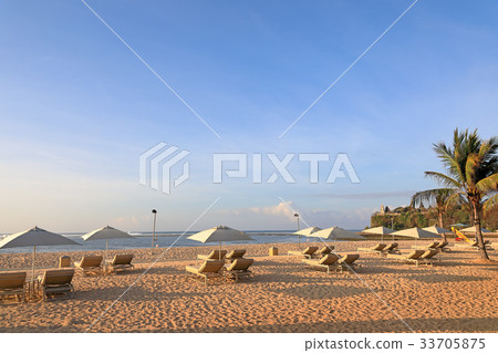 Morning of Nusa Dua Beach in Bali 33705875