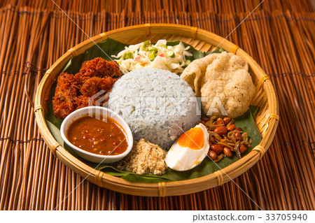 Nasi kerabu Nasi kerabu 33705940