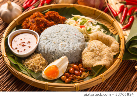 Nasi kerabu Nasi kerabu 33705954