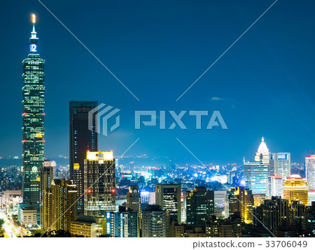 晚上的台北景色 33706049