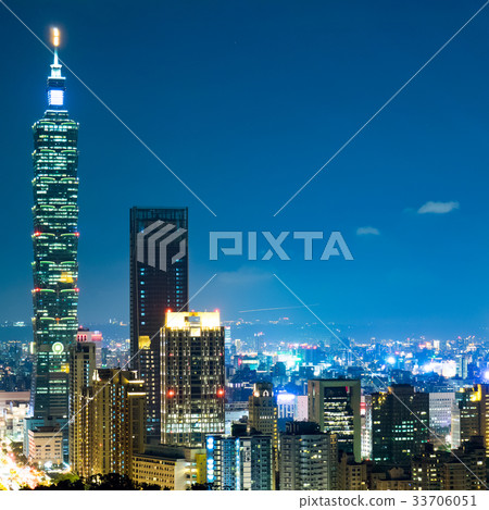 晚上的台北景色 33706051