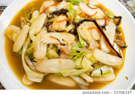 Ningbo fried rice cake Ningbo fried rice cake 33706147