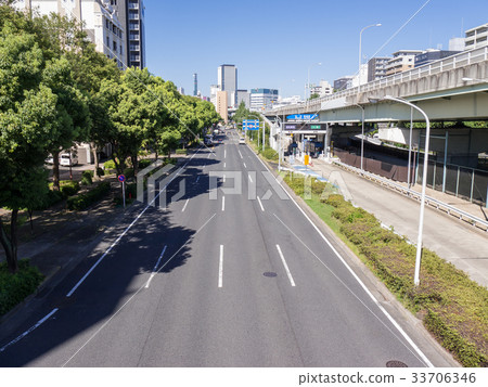 名古屋市中洲區大須市風景若宮大通和全球門 名古屋市中洲區大須市風景若宮大通和全球門 33706346