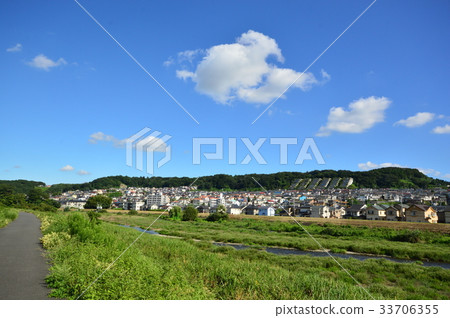 Hachioji City in the Asakawa Summer 33706355