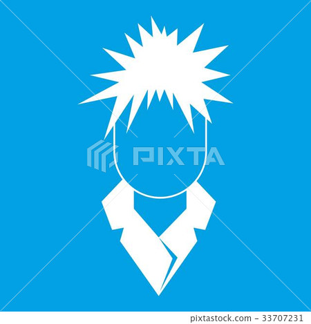 Singer icon white 33707231