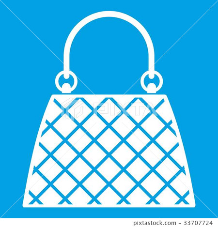 Beautiful bag icon white Beautiful bag icon white 33707724