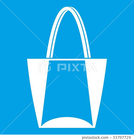 Big bag icon white Big bag icon white 33707729