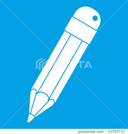 Pencil icon white Pencil icon white 33707731
