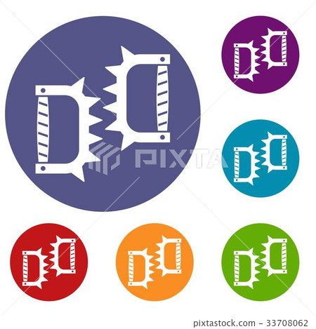Knuckles with spikes icons set 33708062