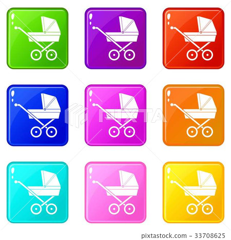 Baby carriage set 9 33708625