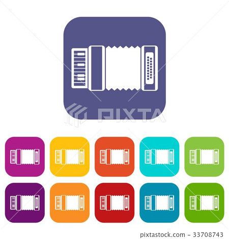Accordion icons set Accordion icons set 33708743