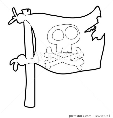 Jolly Roger icon outline Jolly Roger icon outline 33709051