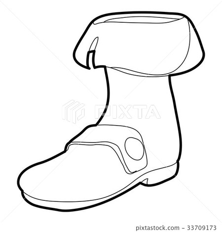 Footwear icon outline Footwear icon outline 33709173