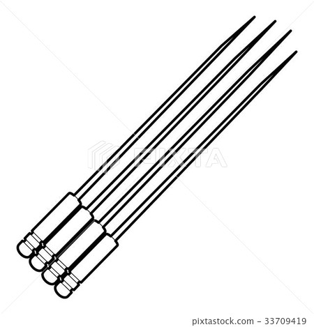 Toothpick icon outline Toothpick icon outline 33709419