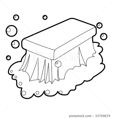 Wet cleaning icon outline Wet cleaning icon outline 33709674