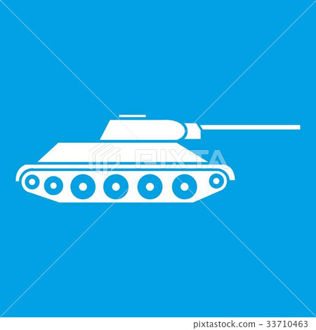 Tank icon white 33710463