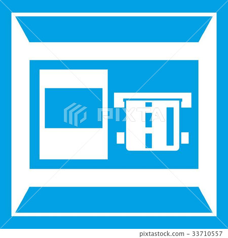 ATM icon white 33710557