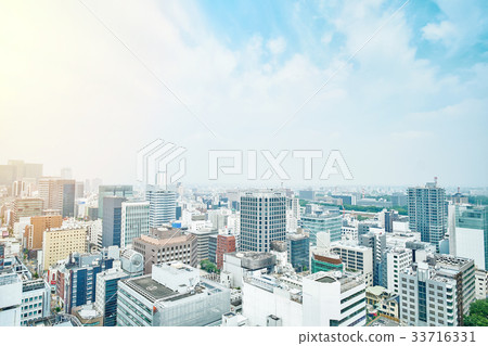 view of Nagoya TV Tower, landmark of Nagoya 33716331
