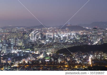N Seoul Tower, Gangnam Finance Center, Dogok Park, Namsan, Gangnam-gu, Seoul N Seoul Tower, Gangnam Finance Center, Dogok Park, Namsan, Gangnam-gu, Seoul 33720697