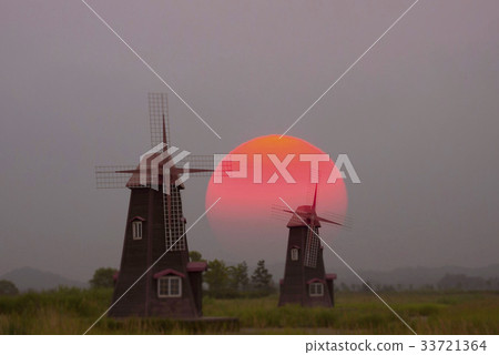 Sun, Windmill, Sora Wetland Ecological Park, Namdong-gu, Incheon Sun, Windmill, Sora Wetland Ecological Park, Namdong-gu, Incheon 33721364