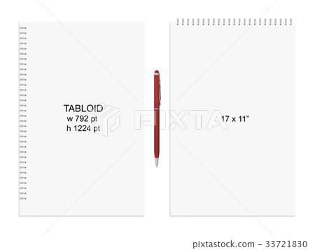 Notepad and pen Notepad and pen 33721830
