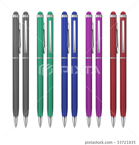 Ball Pens Collection - Stock Illustration [33721835] - PIXTA