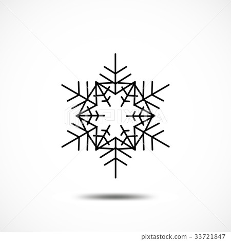 Snowflake Vector Icon Snowflake Vector Icon 33721847