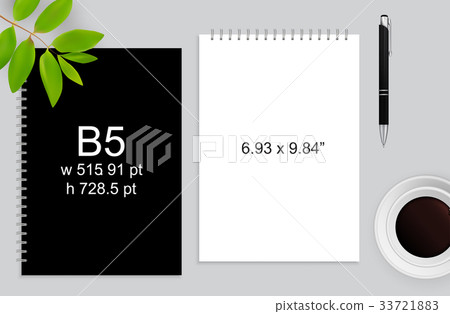 Notepad and pen Notepad and pen 33721883