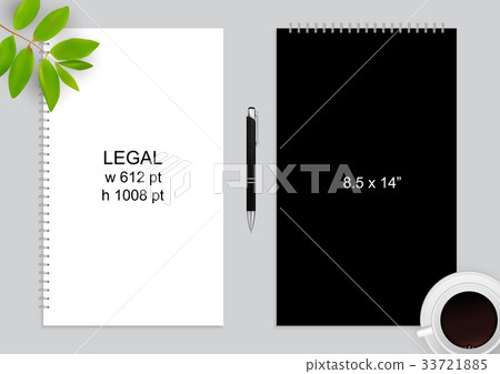 Notepad and pen Notepad and pen 33721885