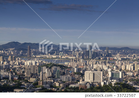 新村Severance醫院，63樓，首爾國際金融中心，康萊德酒店，LG雙塔，麻浦大橋，西大門區，漢江，首爾 33722507