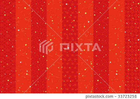 Red and white Red background Traditional pattern included 33723258