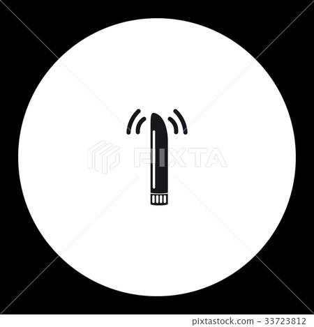sex toy dildo simple silhouette black icon eps10 sex toy dildo simple silhouette black icon eps10 33723812