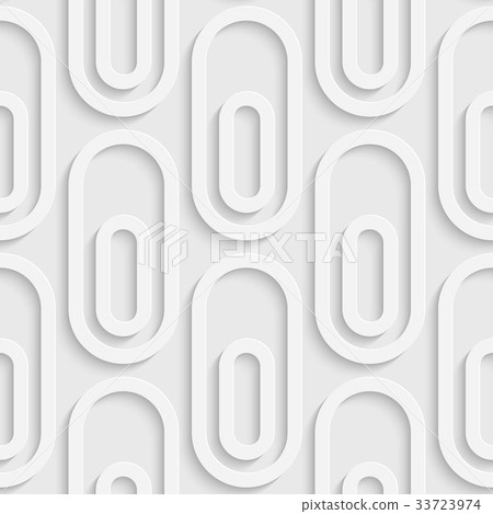 Seamless Curved Shape Pattern 33723974