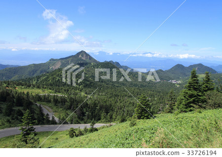 Scenery of Shiga Kusatsu plateau route Scenery of Shiga Kusatsu plateau route 33726194