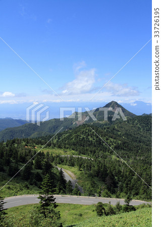 Scenery of Shiga Kusatsu plateau route Scenery of Shiga Kusatsu plateau route 33726195
