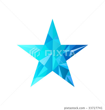 Polygonal star vector background - Stock Illustration [33727741] - PIXTA