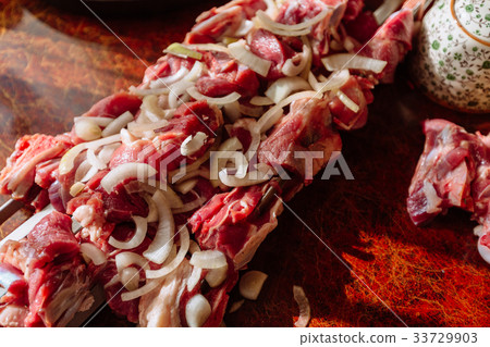 Meat for shish kebab Meat for shish kebab 33729903