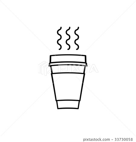 插圖素材: hot coffee cup vector icon 查看全部