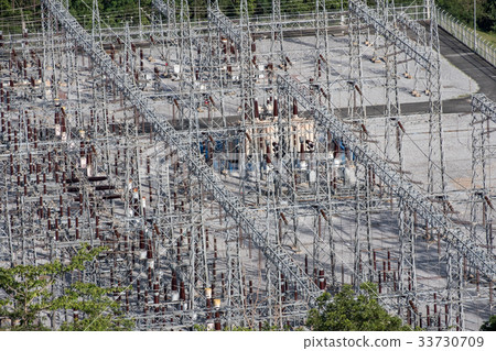 Power station electricity generation 33730709