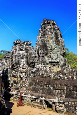 Ancient Bayon temple in Angkor Thom, Siem Reap 33731023