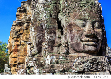 Ancient Bayon temple in Angkor Thom, Siem Reap 33731035